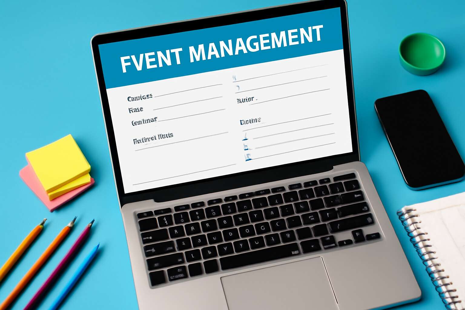 event management template design