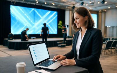 Leading events brilliantly: event management executive guiding flawless, unforgettable experiences.