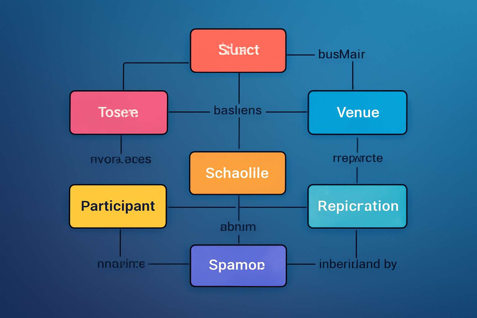 sports event management system er diagram